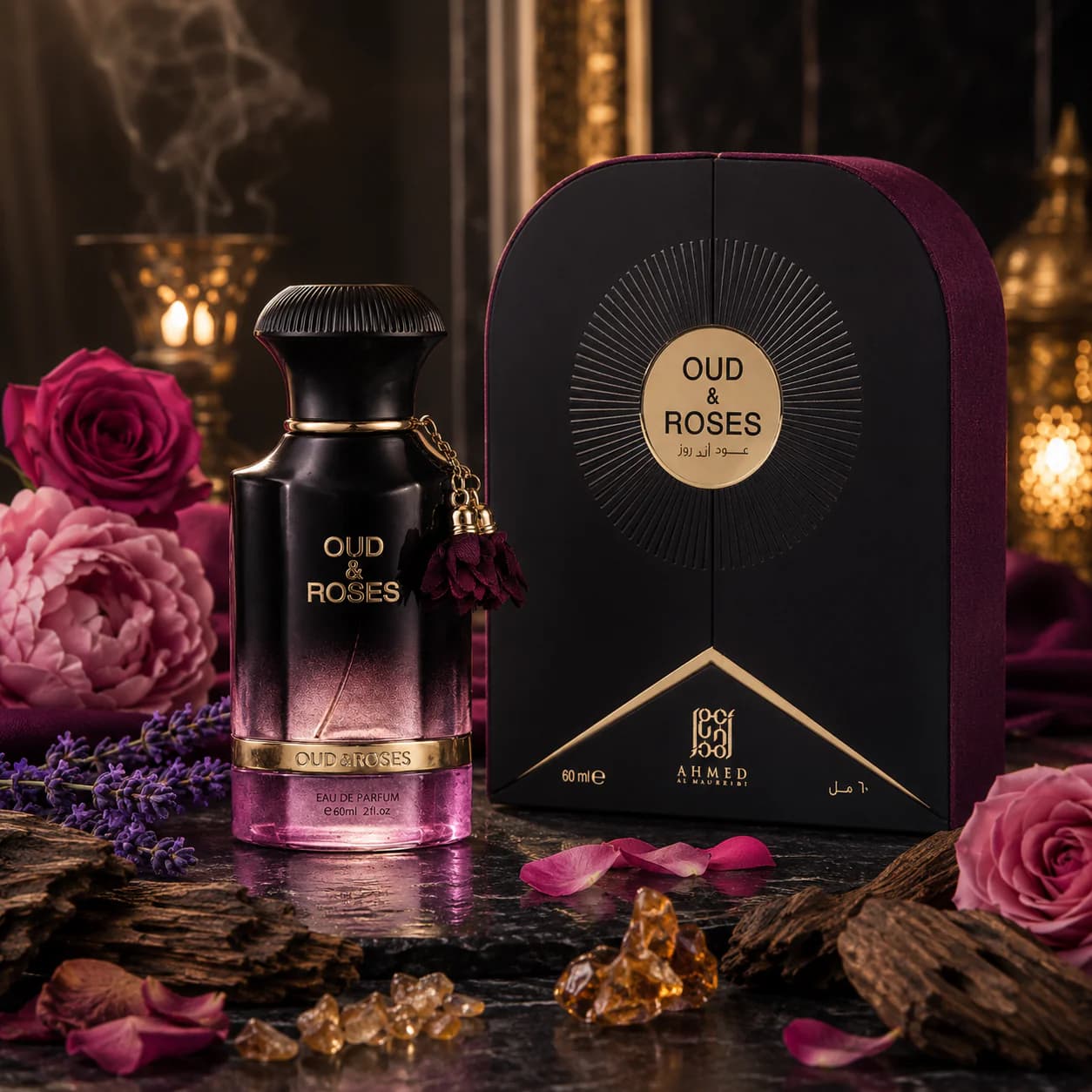 Oud & Roses by Ahmad Al Maghribi 